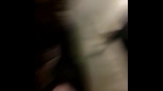 Fucking CD femboy sissy in the kitchen (bottom view)
